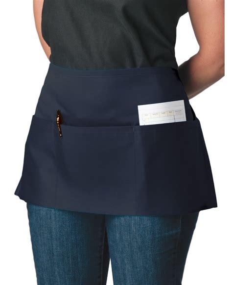 navy blue restaurant server aprons.